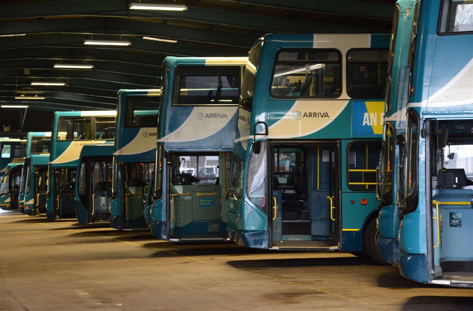Arriva held its Luton Road service for the second time in three days after it was targeted by yobs with catapults