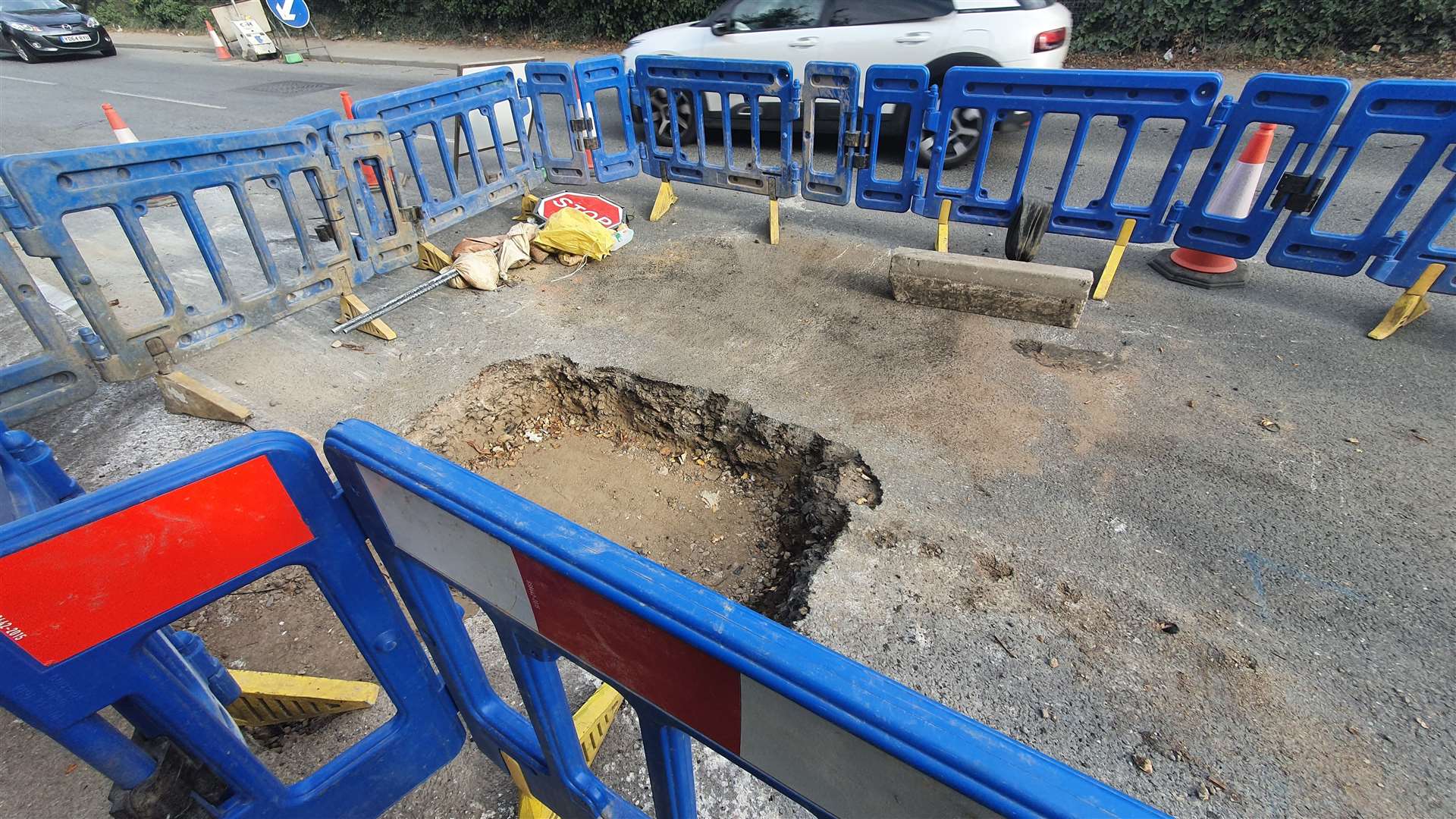 London Road has been dug up more than 70 times