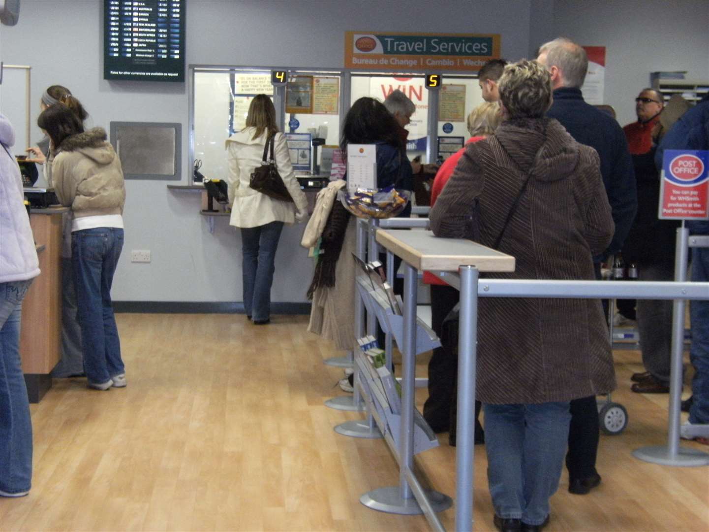 The Post Office within WHSmith, Gravesend, when it opened in 2008