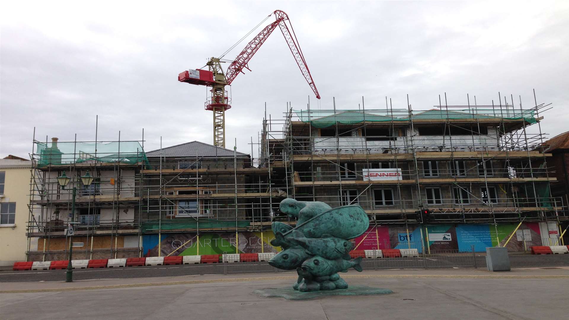 The new development on the Quarterdeck site in Deal. Picture Beth Robson