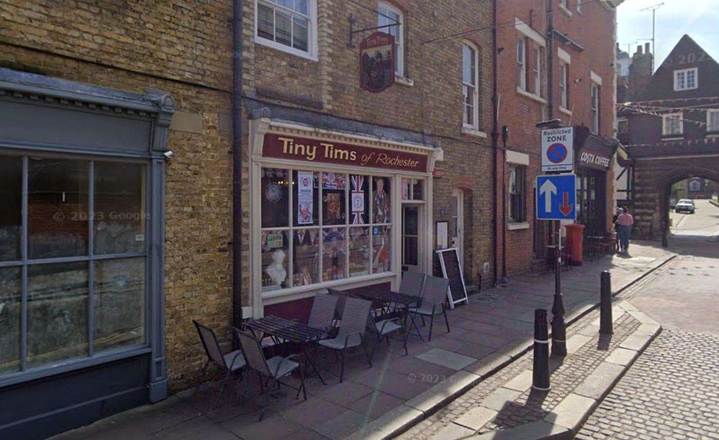 Tiny Tim's of Rochester in Northgate, just off the High Street. Picture: Google