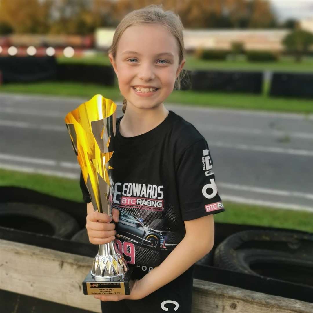 Maria Ruberto with her Rye House trophy