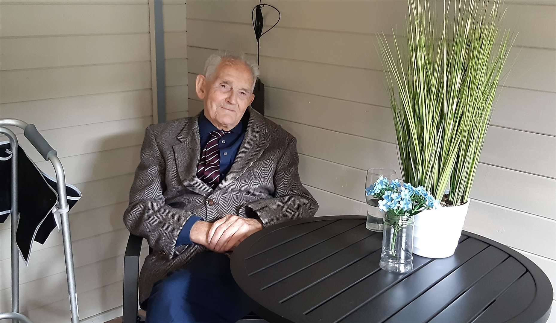 Desmond Liddicoat, a former prison officer at Blantyre House, now aged 91
