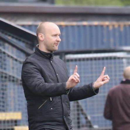 Margate manager Steve Watt directs operations against Dulwich Hamlet on Saturday Picture: Don Walker