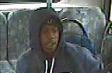 Met Police wish to speak to a man after a robbery on a bus in Bexleyheath. Picture: Met Police