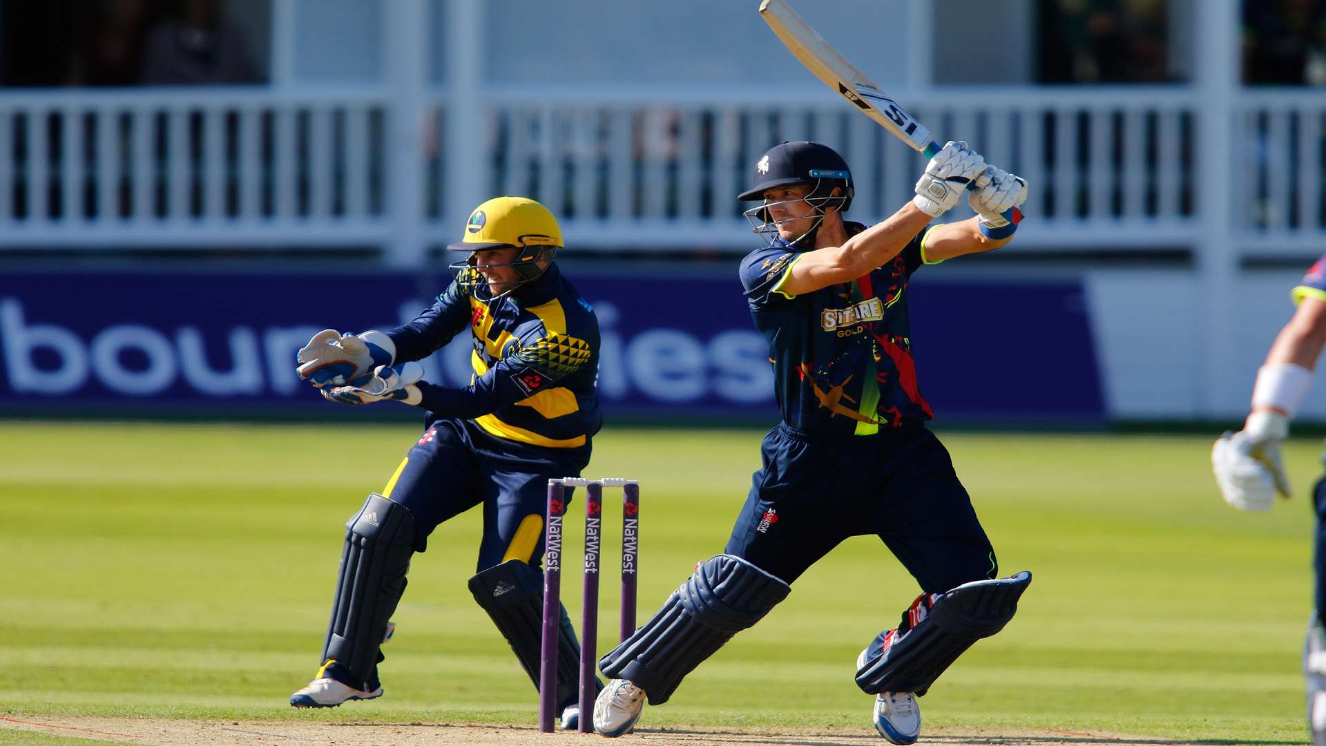 Joe Denly made 68 against Glamorgan, but Kent suffered a 25-run defeat. Picture: Andy Jones.