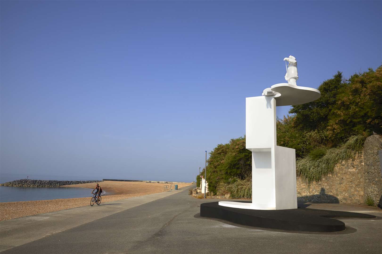 The Ledge by Bill Woodrow is part of the Folkestone Artworks