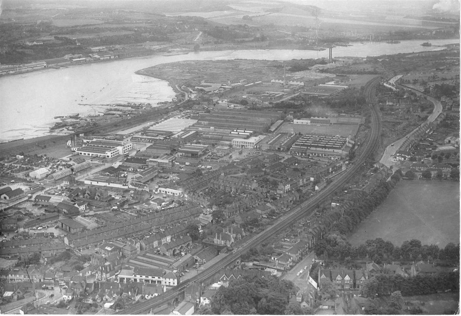 The industrial heartland of Strood in the 1960s. Picture: 'Images of Medway' book