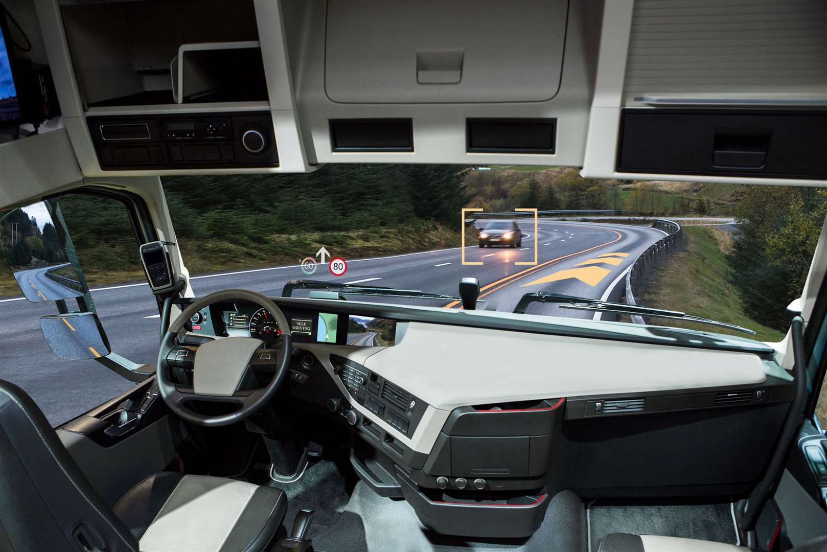 Self-driving technology which helps keeps cars in their lanes, could be available to drivers as early as the end of this year. Photo: iStock.