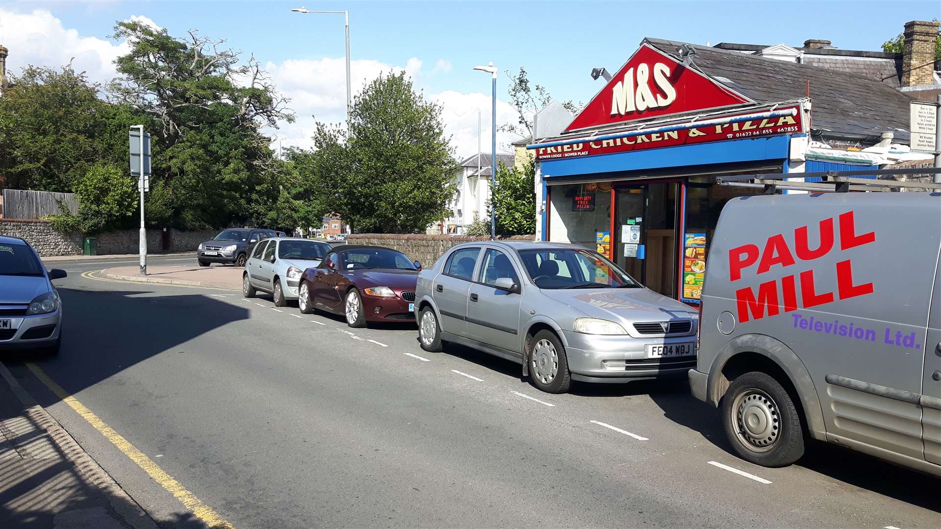 Bower place in Maidstone where a murder investigation has been launched