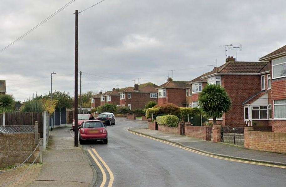 A man was hit by a car amid a disturbance in Yarrow Close, Broadstairs. Picture: Google