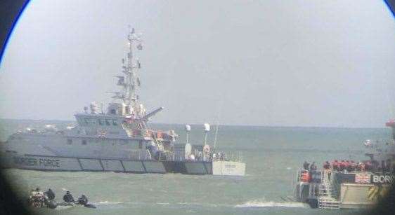 Channel Rescue suspect Border Force is carrying out 'pushback drills' in the Channel. Photo: Channel Rescue