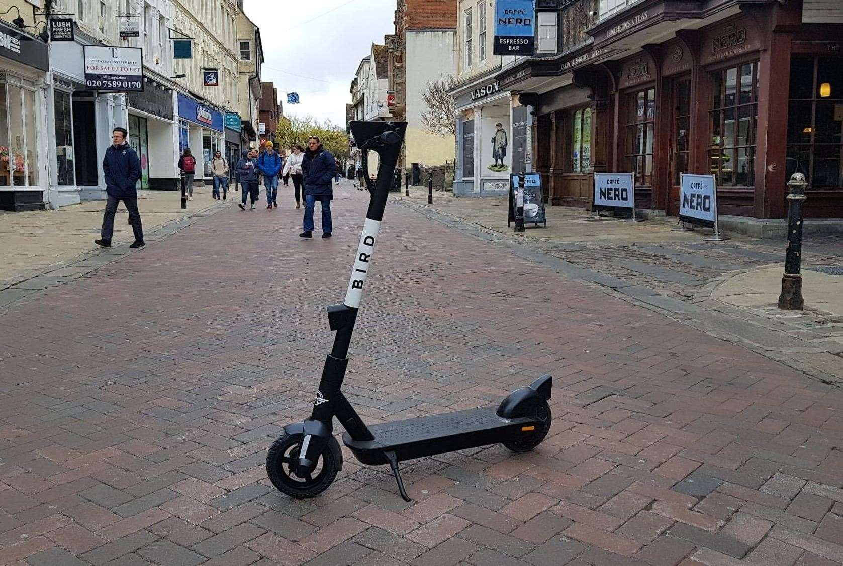 Canterbury's Bird e scooter trial has been extended by a further eight months