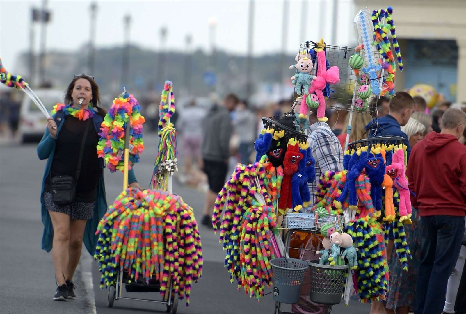 All sorts of fun things were available to buy from the street vendors to help make the carnival brighter. Picture: Barry Goodwin