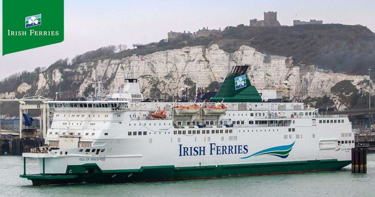 The new Isle of Innisfree. Picture: Irish Ferries, supplied by Port of Dover