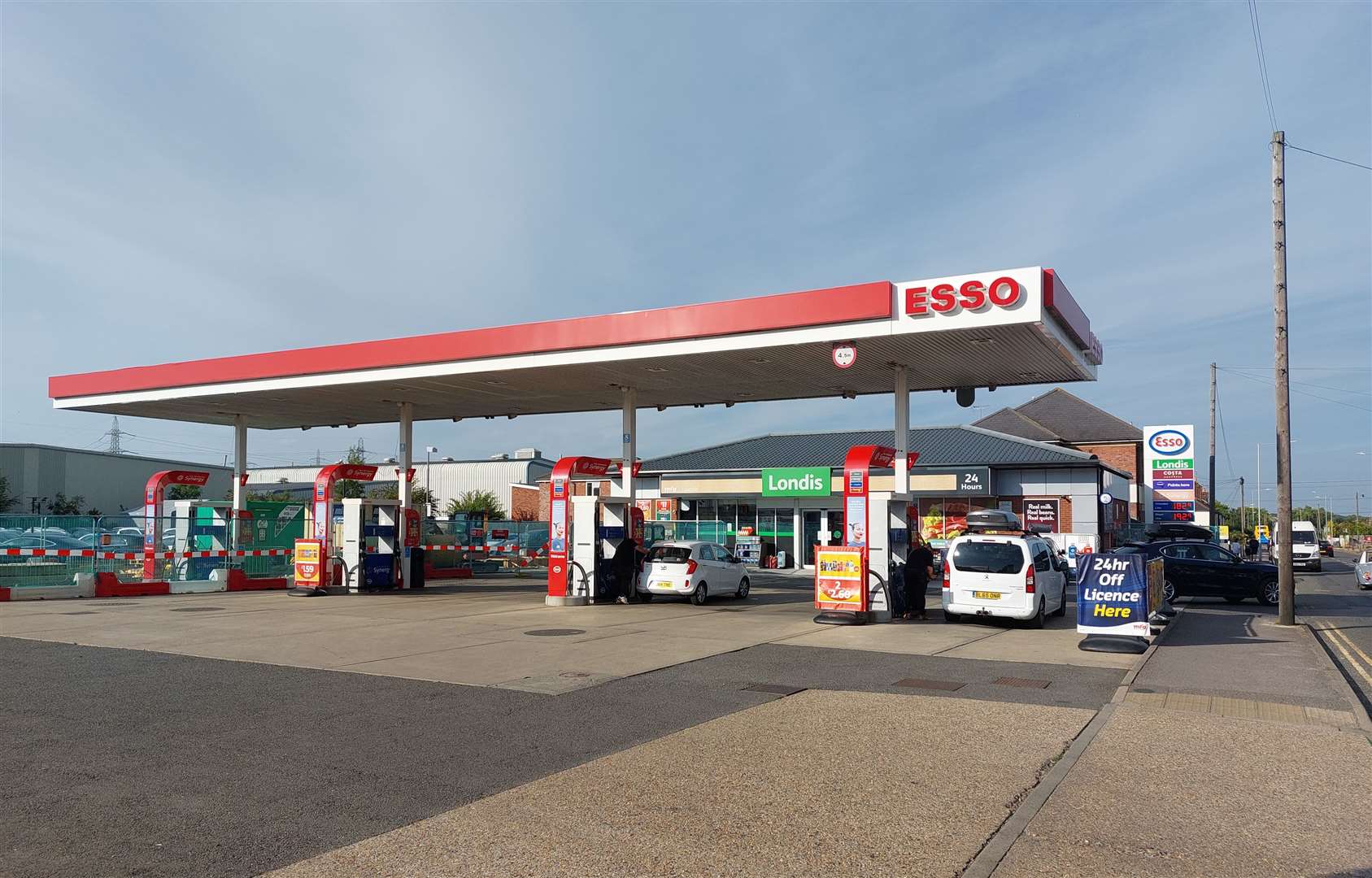 The Esso garage in Sturry Road, Canterbury