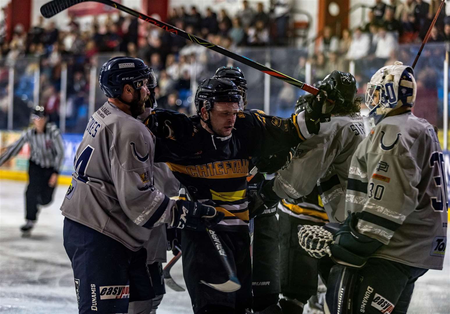 Heating up on the ice as Invicta Dynamos take on Chelmsford Chieftains Picture: David Trevallion