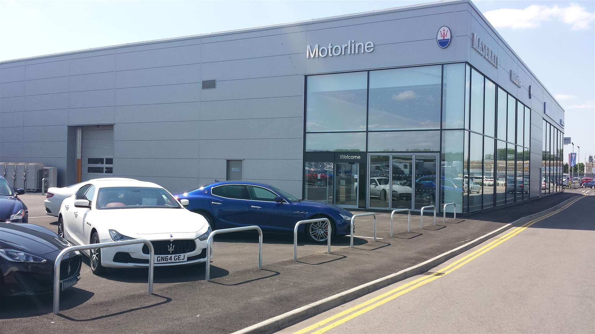The new Motorline Maserati dealership in Maidstone