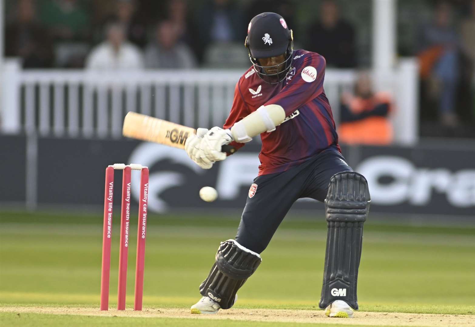 Daniel Bell-Drummond – hit 89 in 55 balls against Hampshire on Friday night. Picture: Barry Goodwin