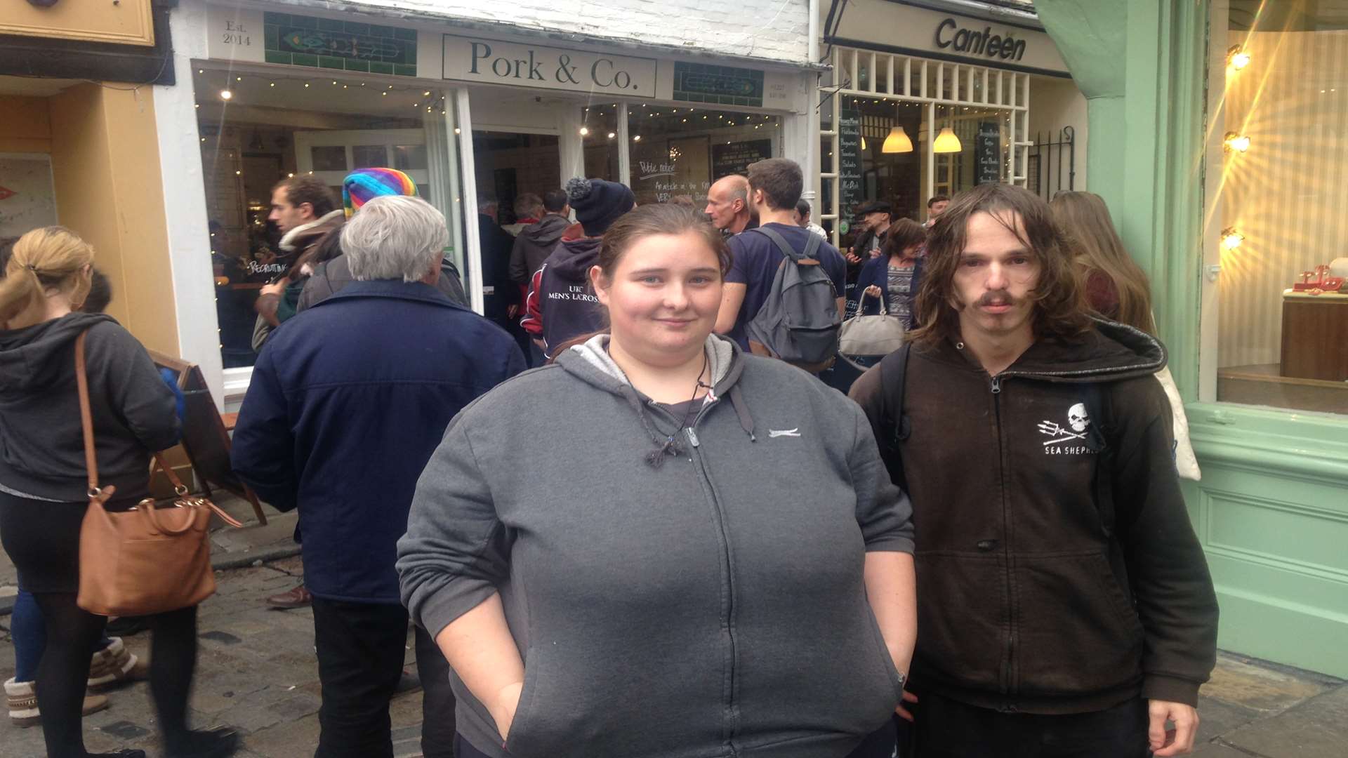 Leeann Harcourt-Ronaldson, 22, and James Roberts, 19, have been vegan for three years.