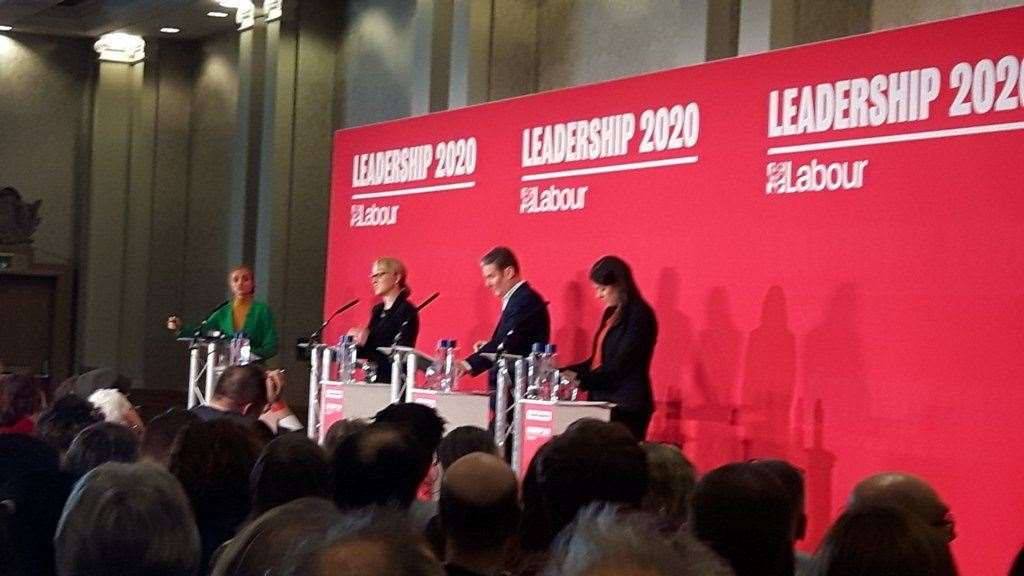Labour candidates at a hustings in Brighton
