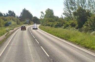 General view of the A257 near Sandwich. Picture: Google Maps