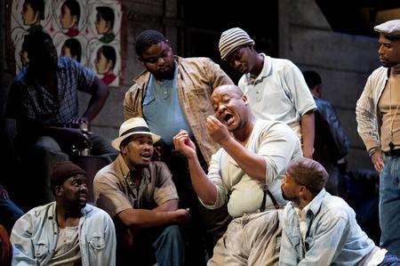 The cast of Porgy and Bess. Picture: Helen Maybanks