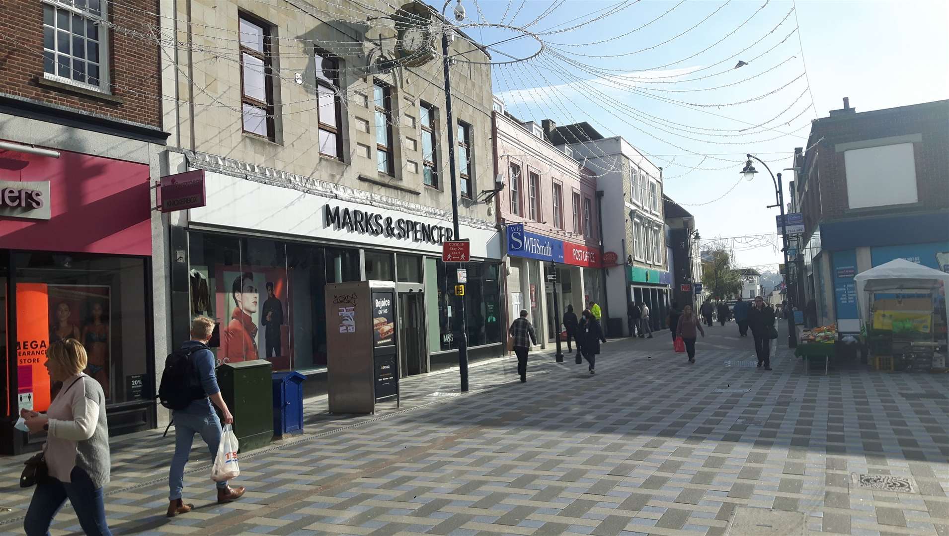 Money will be spent on street furniture and "greening" the town centre