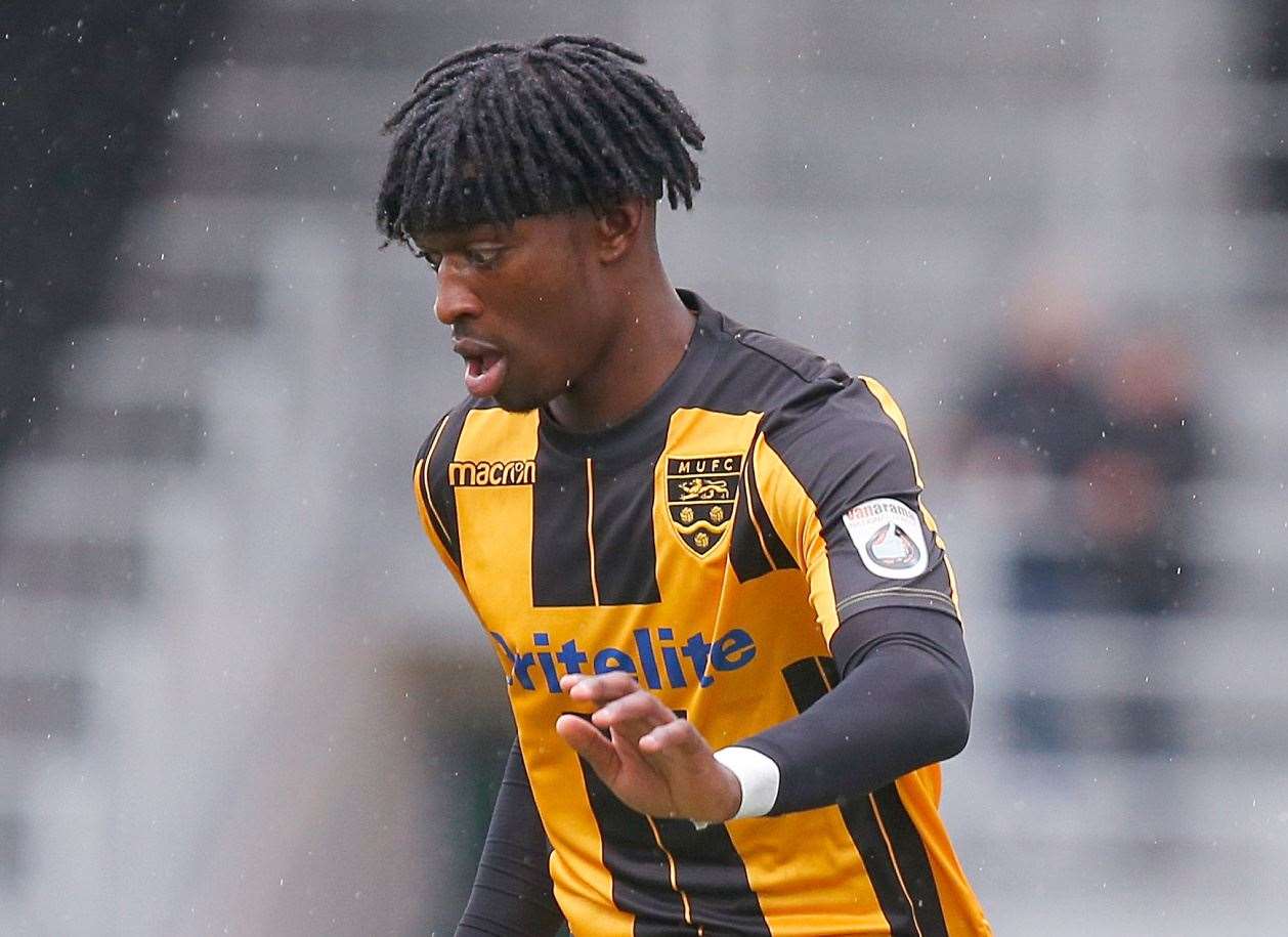 Andre Coker has a year left on his Maidstone deal Picture: Andy Jones