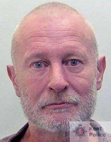 Canterbury pervert Nigel Stewart was jailed after sending explicit messages to a girl he thought was 14. Picture: Kent Police