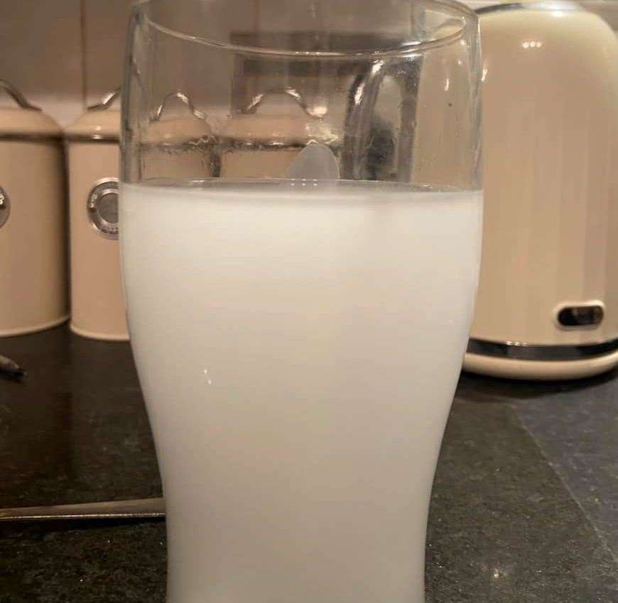 Shell Massey described her tap water as "like a glass of milk". Pic: Shell Massey