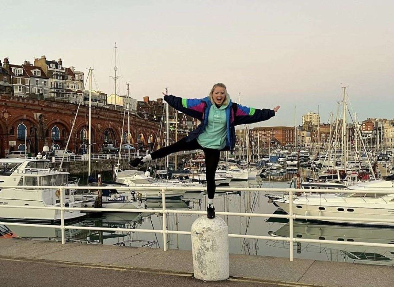 The OnlyFans star moved to Ramsgate because "she wanted an adventure". Picture: Michaela Ogilvie