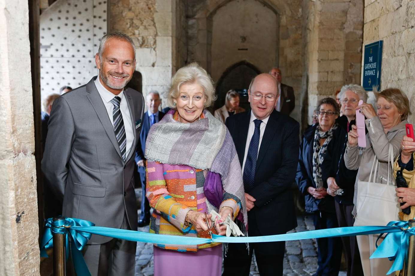 HR Princess Alexandra opens The Gatehouse at Leeds Castle. Picture: Matthew Walker