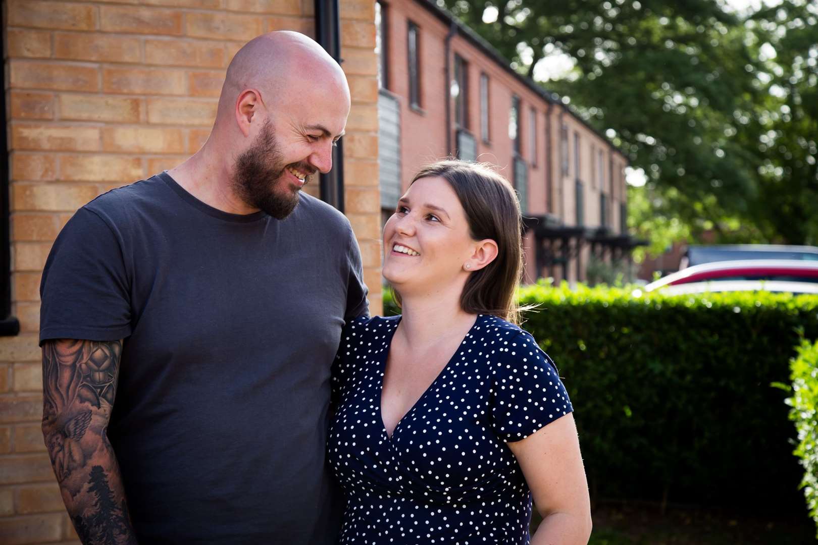 Couple Charlie and Lauren Moore in Snodland Photo: Strawberry Photography
