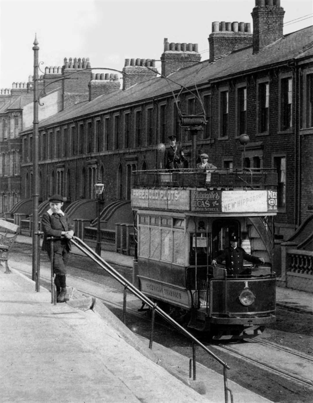 A tram car travelling along Marine Parade, Sheerness in around 1910. Picture: Colin Harvey