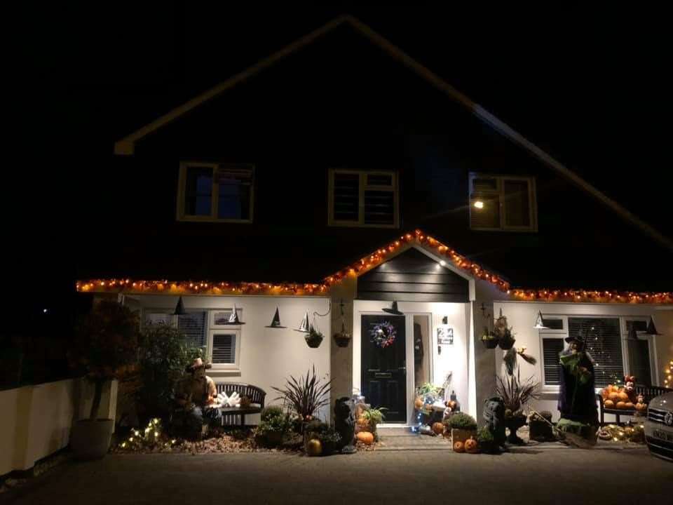 Their first Halloween and autumn display from last year