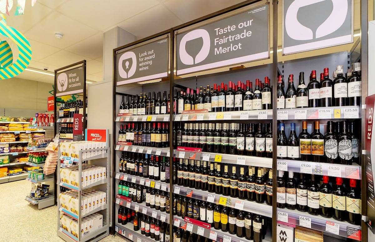 An enhanced wine selection is also on the cards for customers now. Picture: Co-op