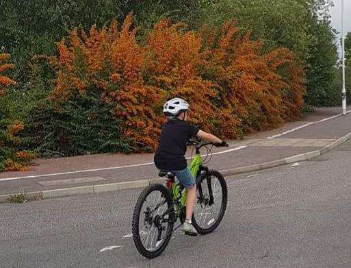 Jack Poore was cycling to school when the incident happened (4482636)