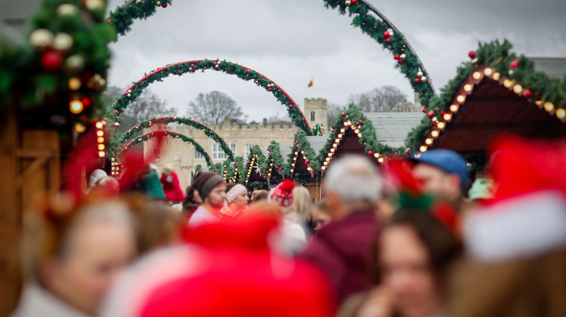 Families will be able to let their Christmas wishes take flight at Leeds Castle this Christmas as they enter into a magical kingdom of birds and festive feathers! Picture by: www.matthewwalkerphotography.com