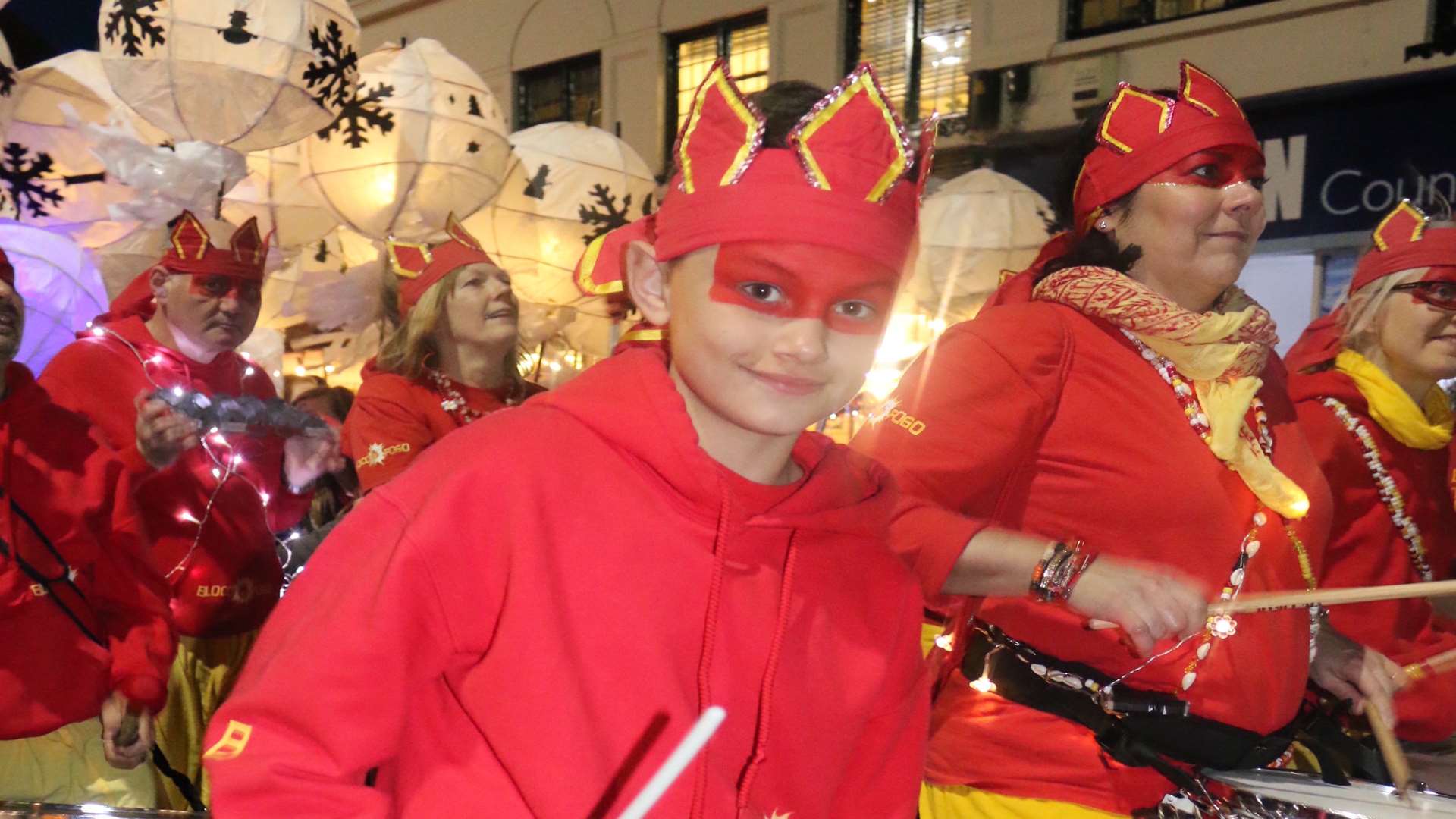 The festive fun includes a street parade in Gravesend