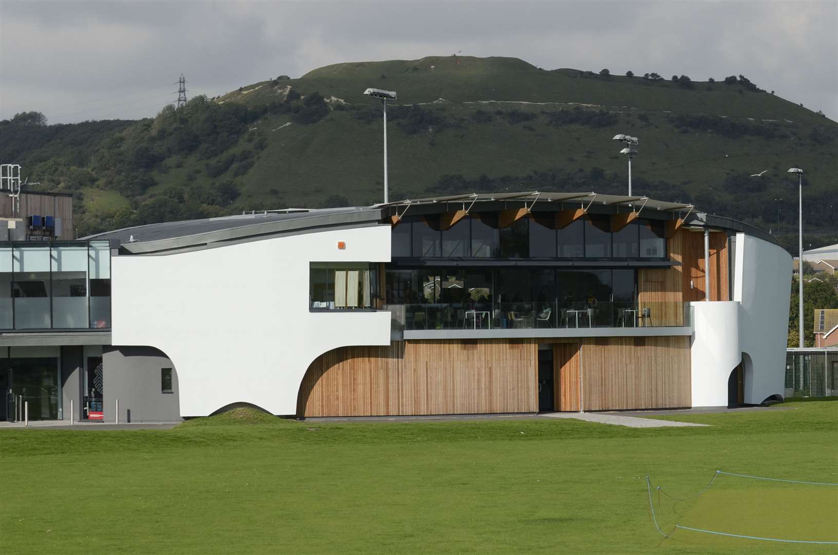 Three Hills Sports Park, Folkestone is the new home of Folkestone Cricket Club on the Cheriton Road ground. Picture: Gary Browne