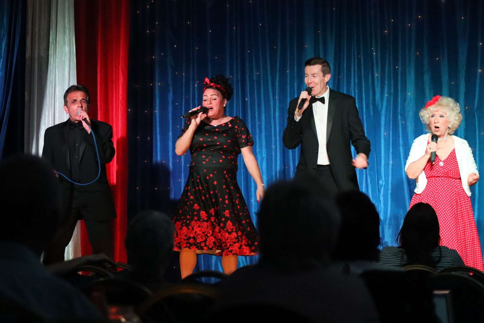 Mike Marandi, Annie Riley, Lloyd Ellery and Kate Carman in Oh Boy! at the Criterion Theatre, Blue Town, Sheerness