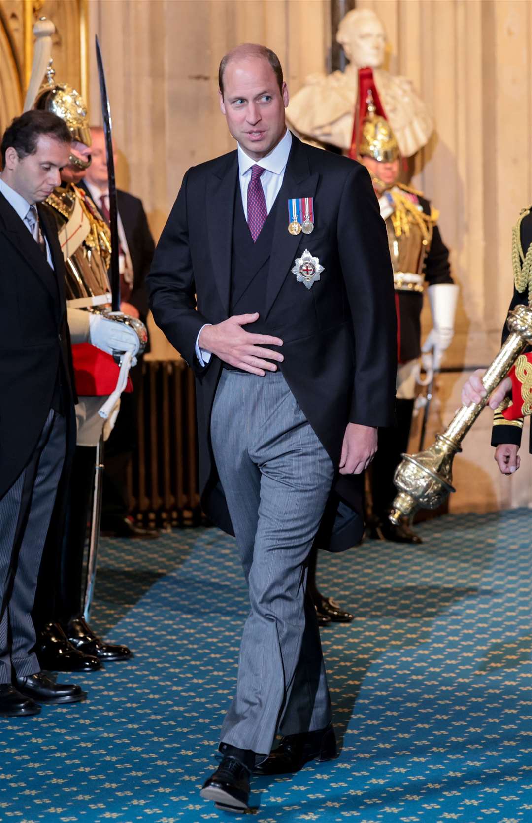 The Duke of Cambridge after attending the State Opening of Parliament (Chris Jackson/PA)