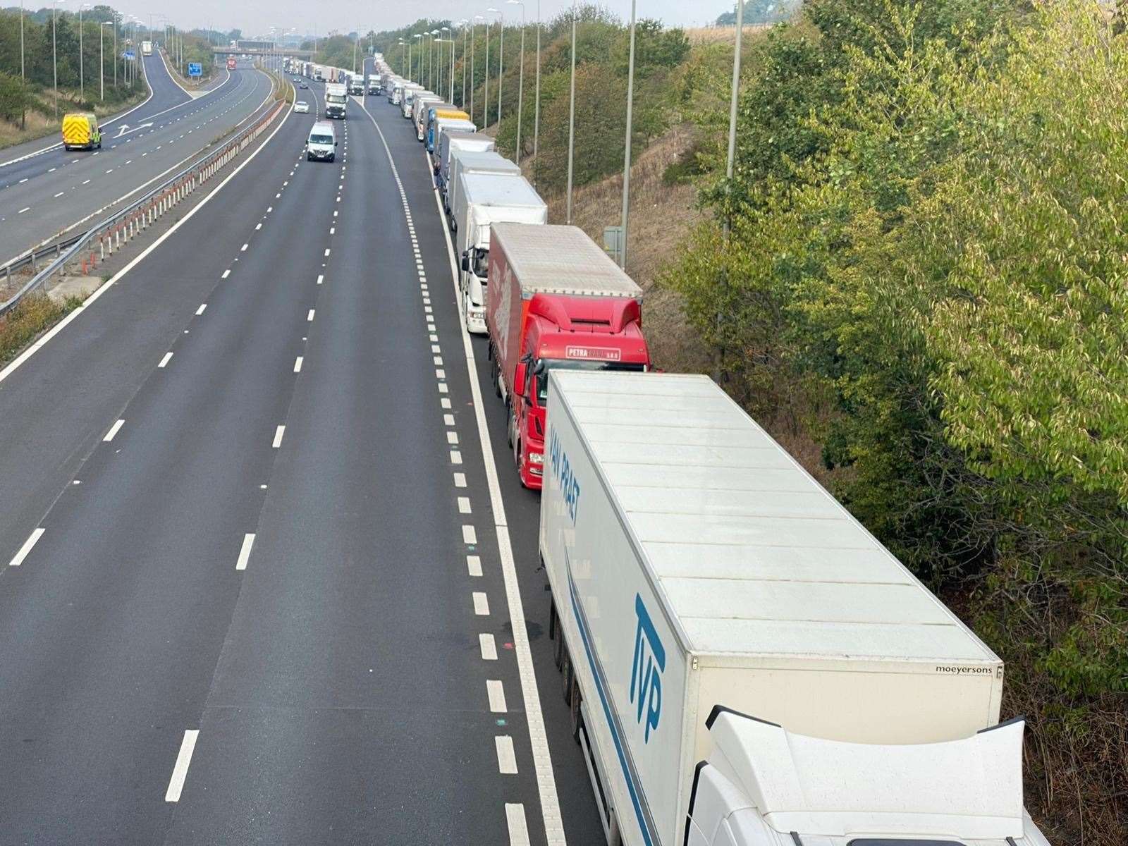 The government is erecting the 'internal border' in a bid to prevent the county grinding to a halt