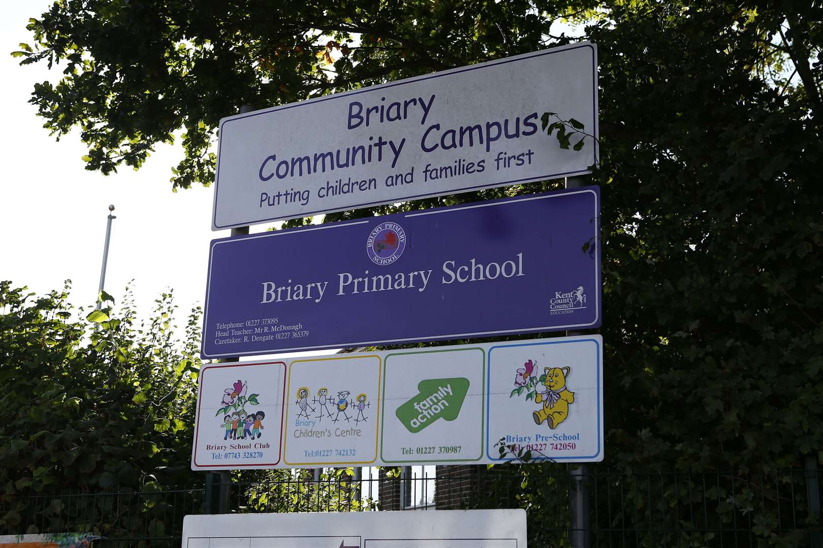 Briary Primary School in Greenhill Road, Herne Bay
