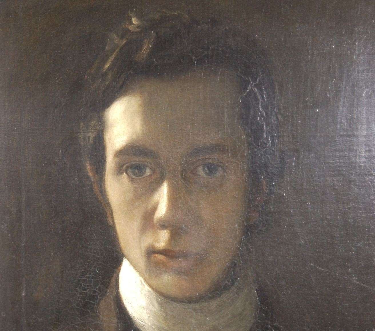 This self portrait of essayist William Hazlitt is on display at the Maidstone Museum. Picture: Andrew Wardley