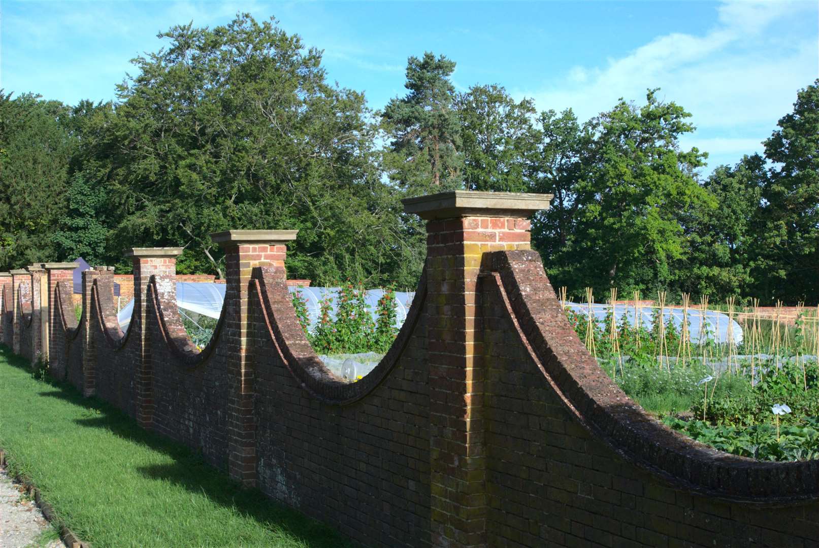 The walled kitchen garden at the Hands Of Hope charity in Hawkhurst. Picture by Ann Chown