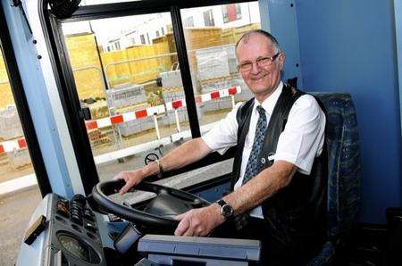 Bus driver Paul Hopkins is retiring after serving 40 years with Arriva.