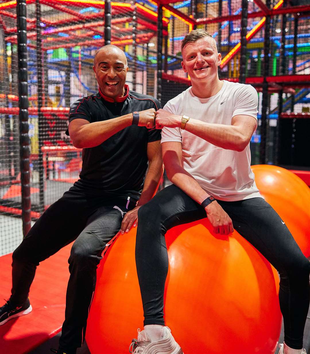 Olympic medallist Colin Jackson and Britain's Got Talent star and football freestyler Jamie Knight attended the opening weekend