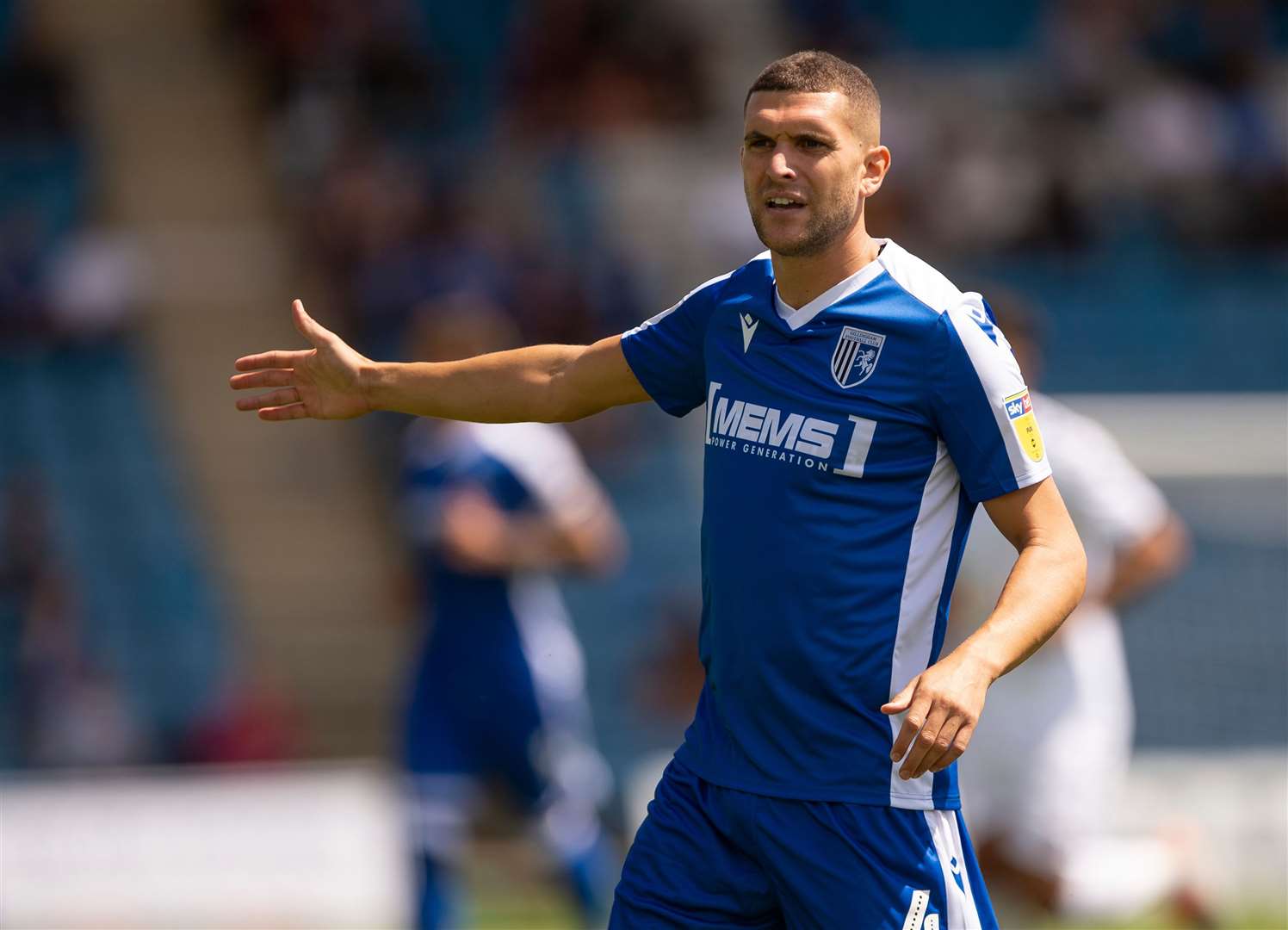 Gillingham's Stuart O'Keefe during a pre-season friendly with Charlton Picture: Ady Kerry